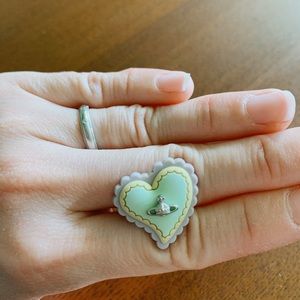 Vivienne westwood rubber heart earting